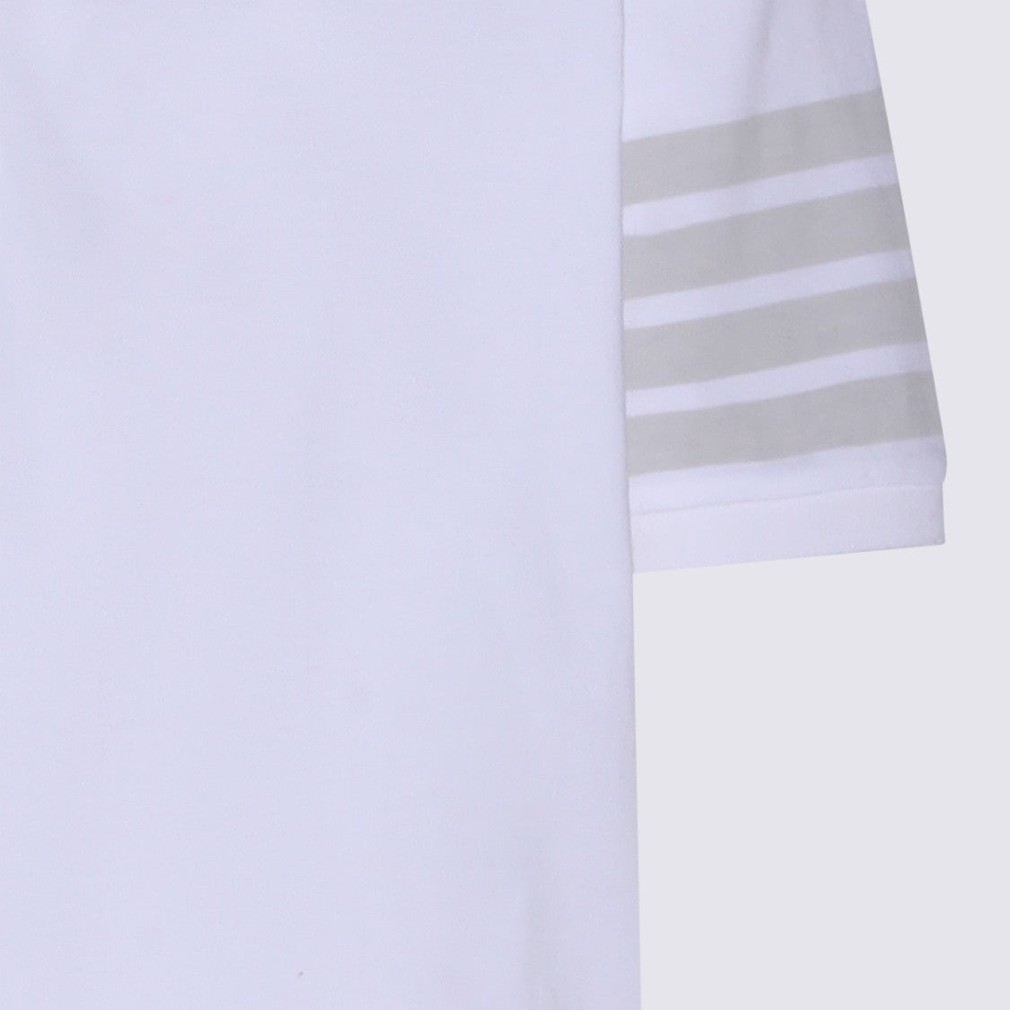 Thom Browne Minimalist White T-Shirt With Appeal