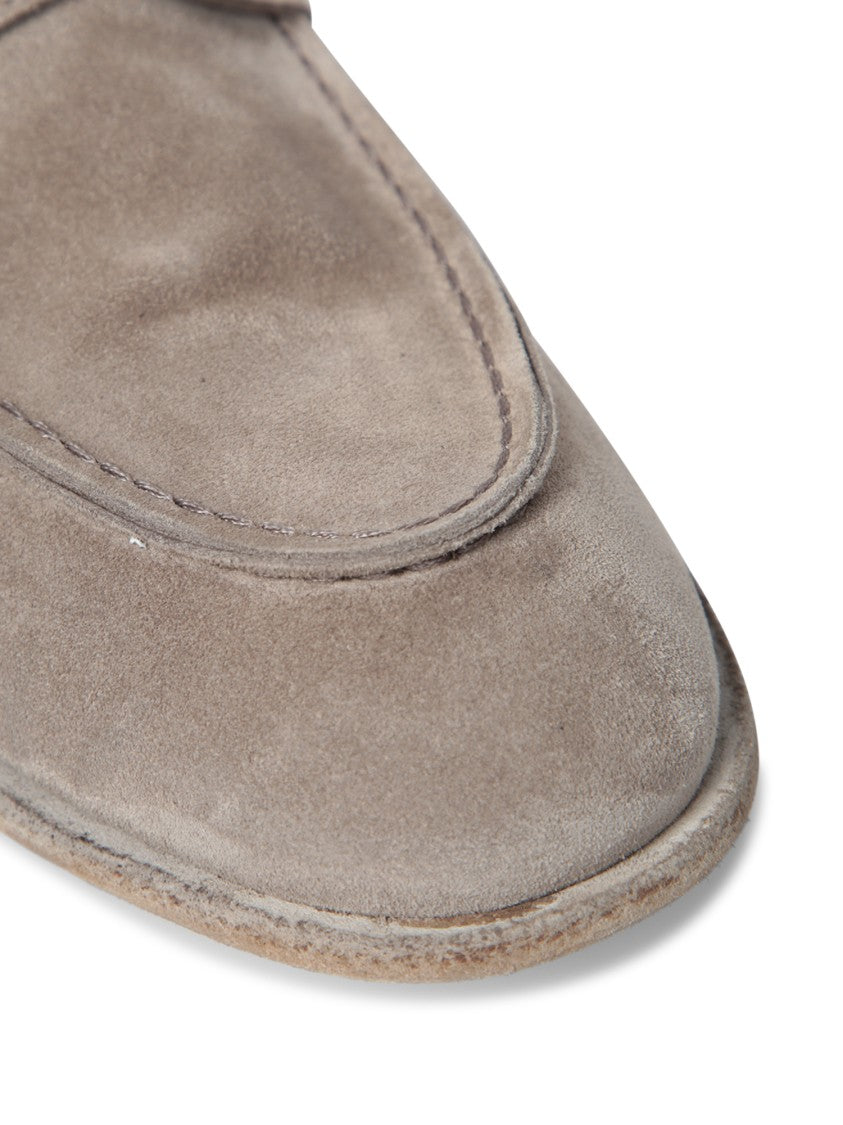 Officine Creative Beige Calf Leather Loafers