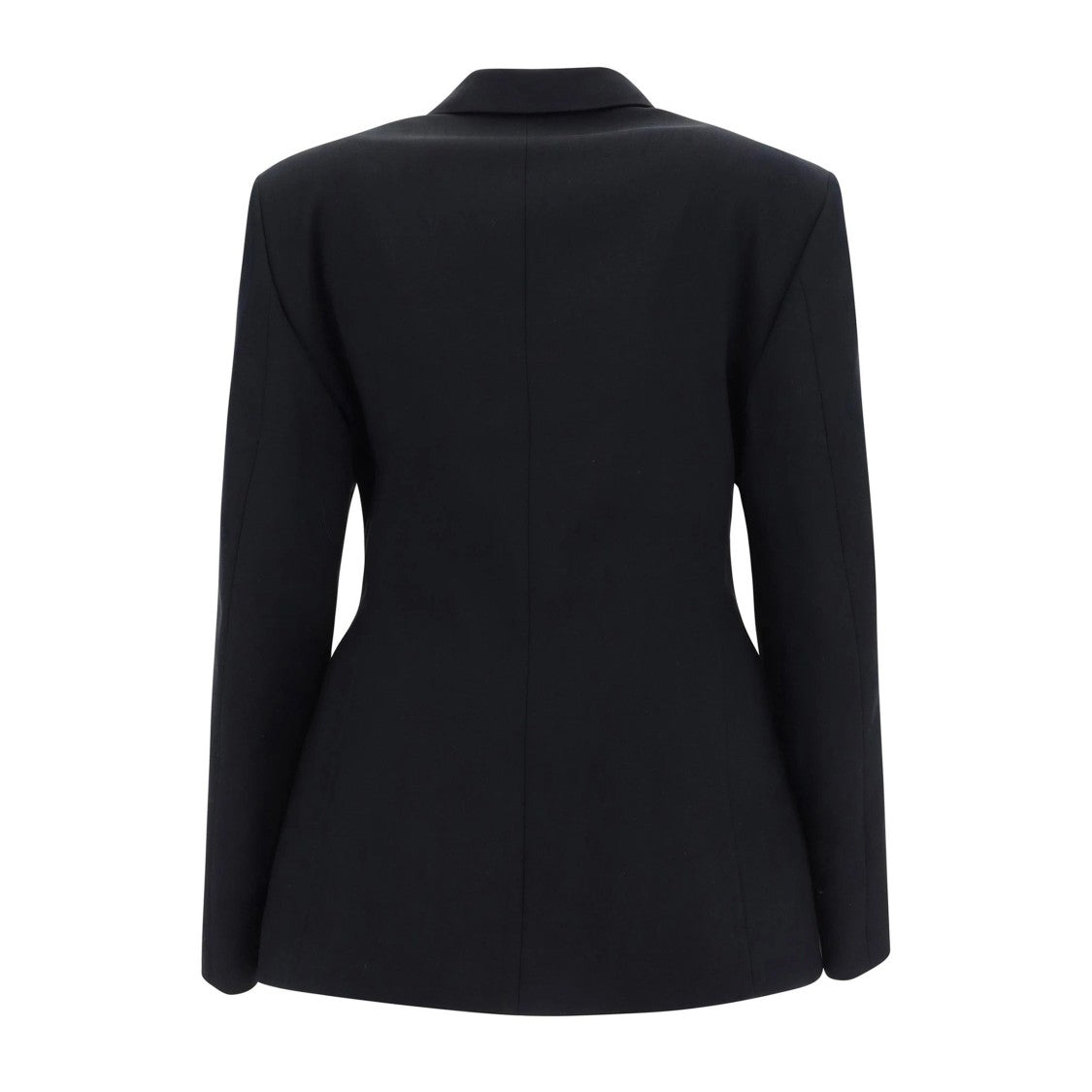 Balenciaga Tailored Hourglass Jacket With Notched Lapel
