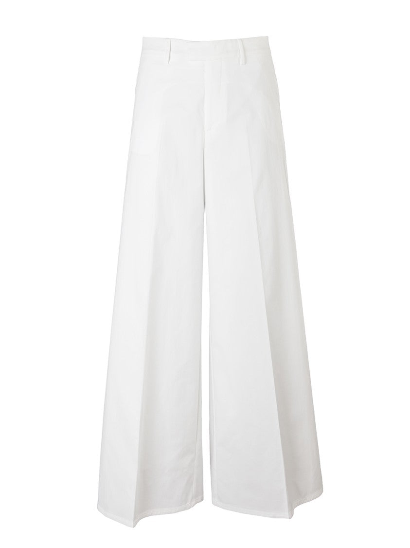 Berwich Wide-Leg Cotton Pants With Tailored Design