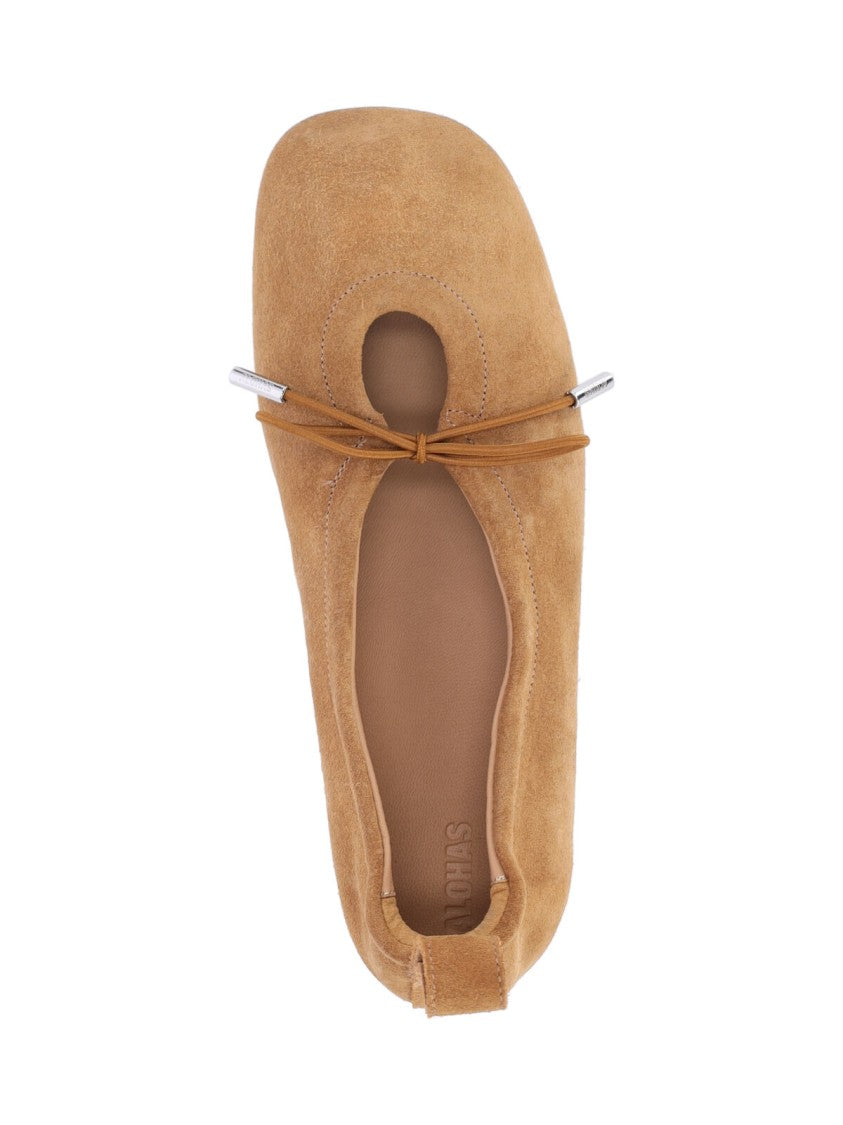 Alohas Brown Rosalind Suede Flats