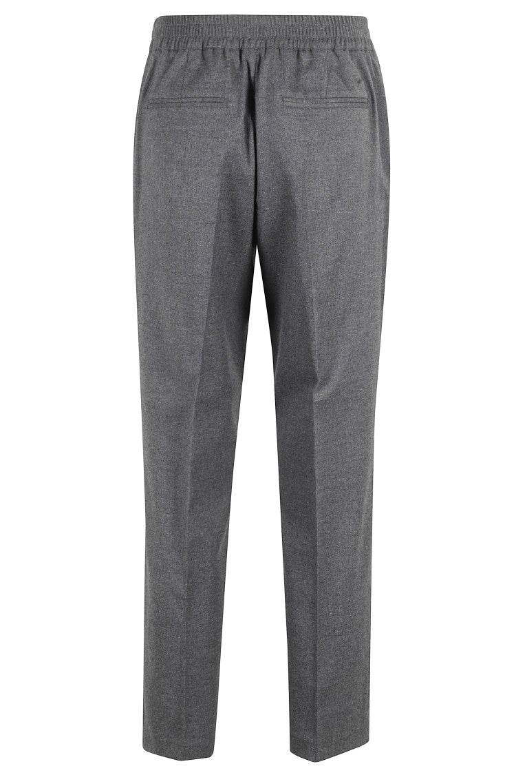 Seventy Tailored Cropped Trousers With Elasticated Waist