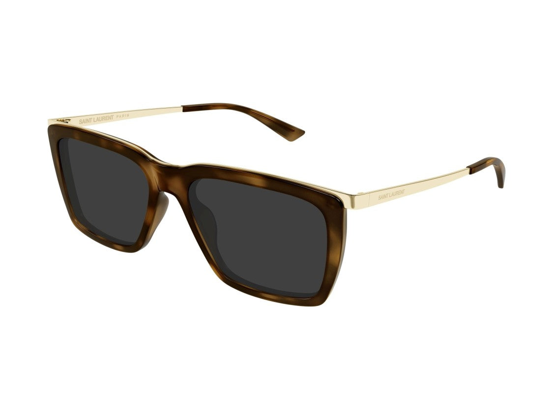 Saint Laurent Sl 765 Bold Tortoiseshell Acetate Square Sunglasses