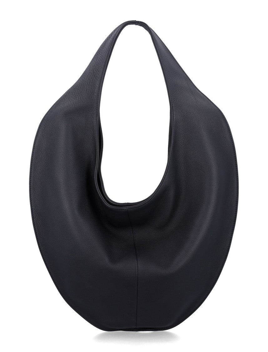 Maeden Market Tote Black Leather