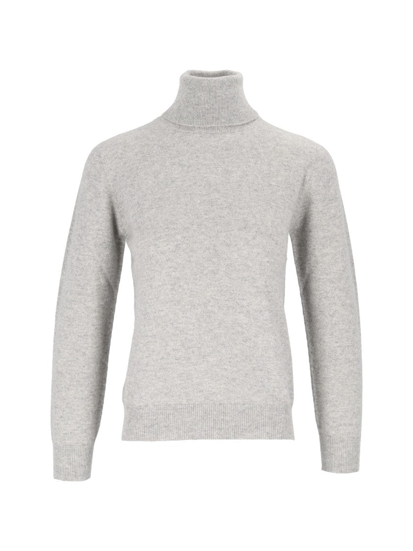 Kangra Cashmere Seamless Rollneck Fleece Turtleneck Sweater