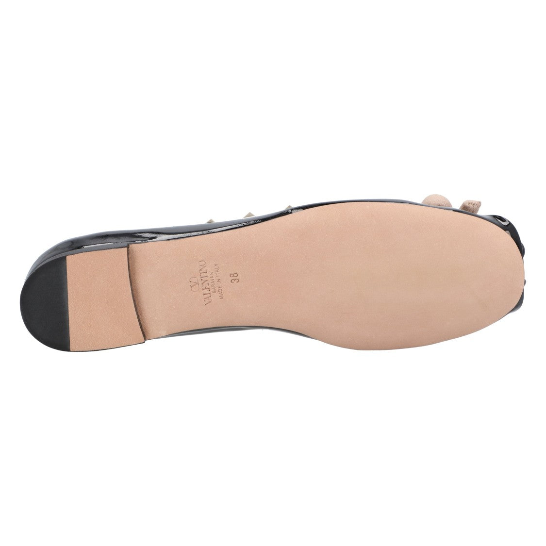 Valentino Rockstud Patent Leather Ballerina