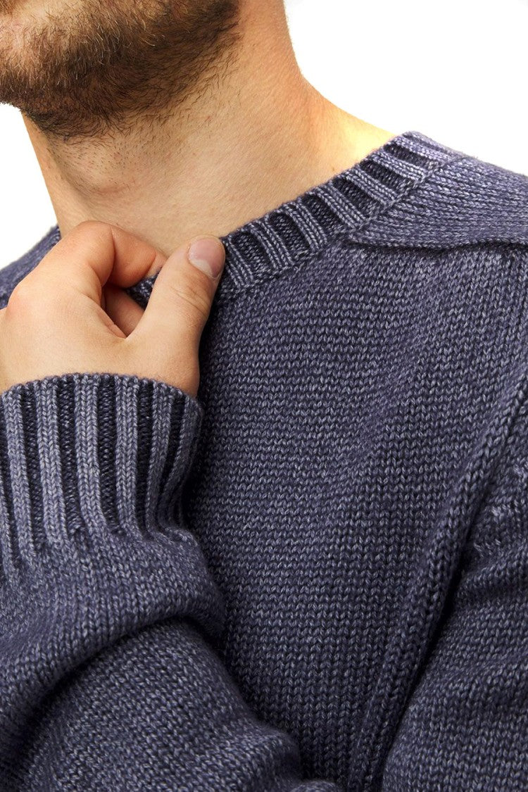 Dondup Multicolor Knitwear Textured Design Crew Neck