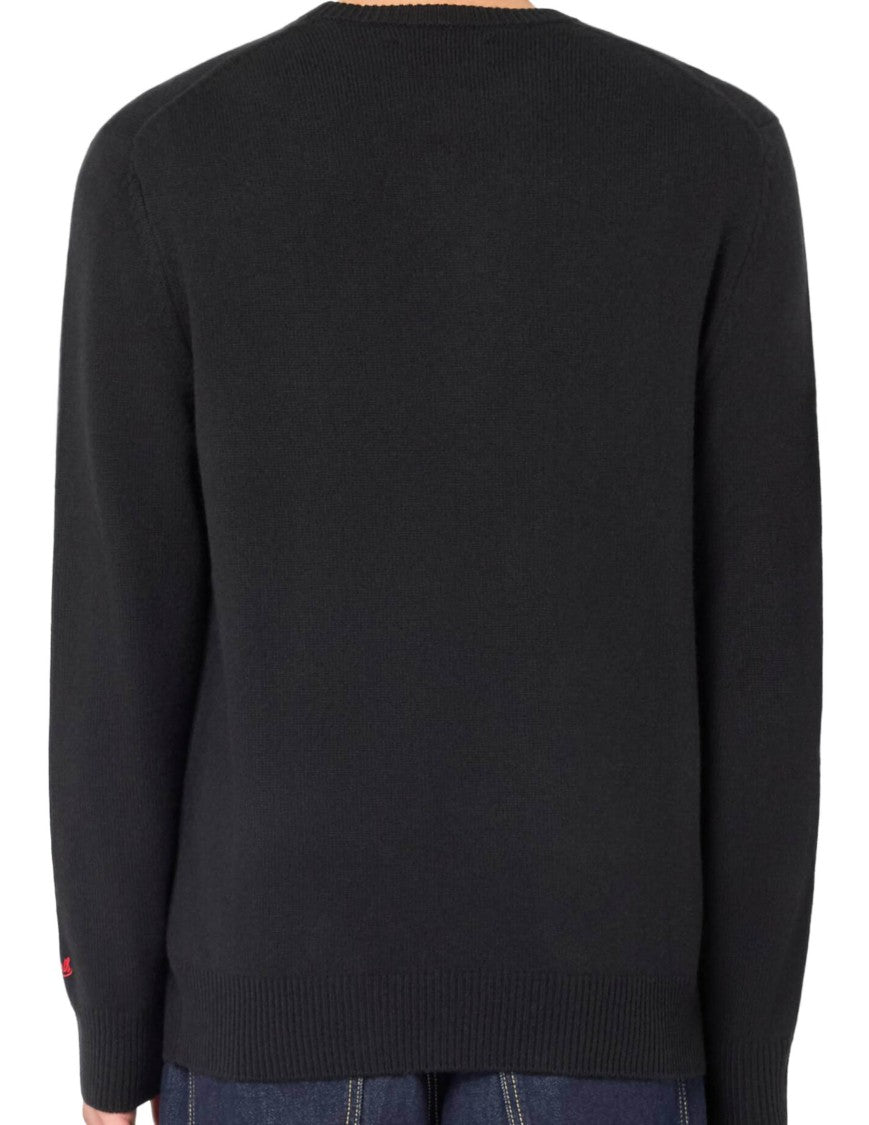 Mc2 Saint Barth Black Graphic Sweatshirt