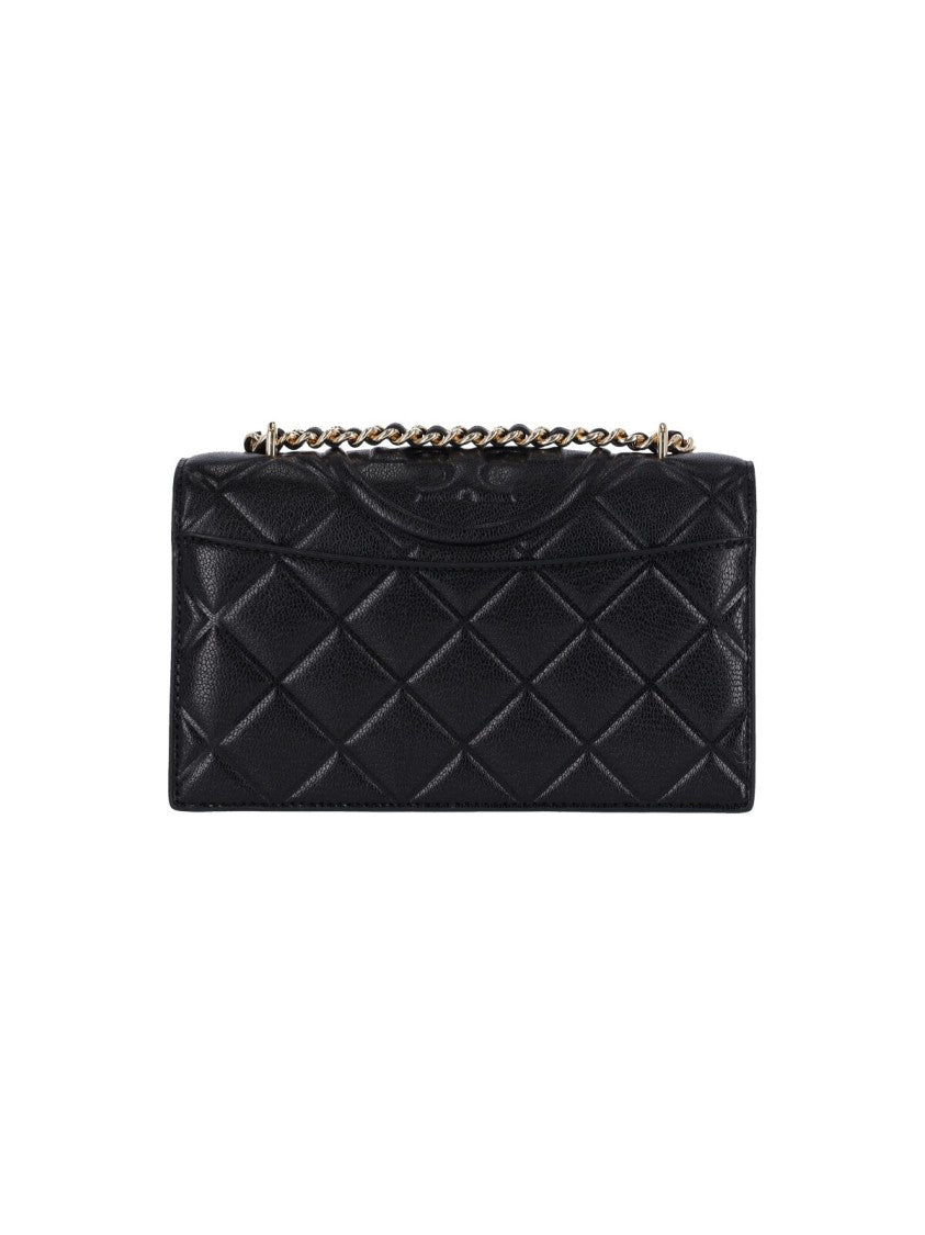 Tory Burch Small 'Fleming' Shoulder Bag – Black