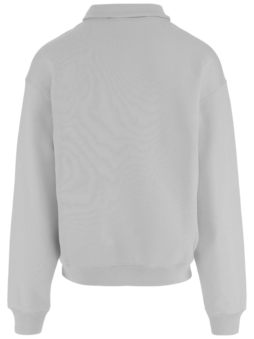 Jacquemus High Collar Cotton Fleece Sweatshirt