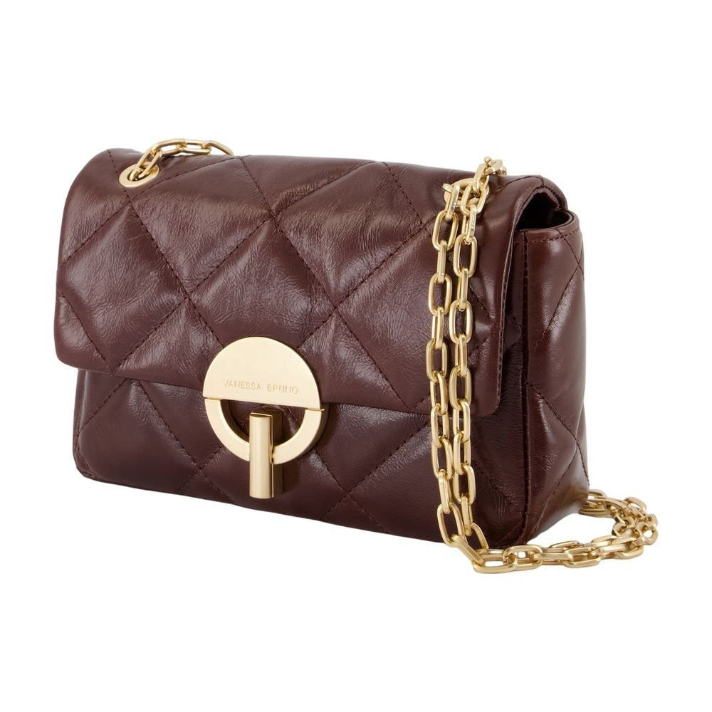Vanessa Bruno Moon Moyen Crossbody - Leather - Brown