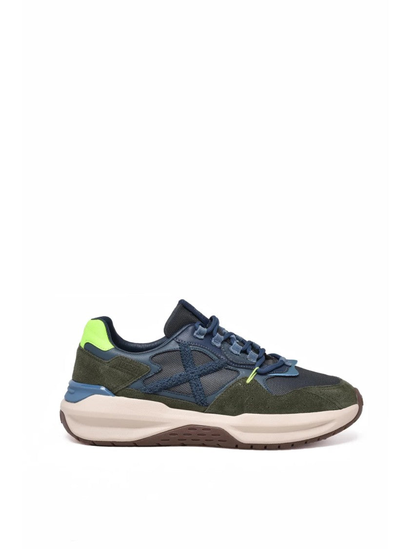 Munich Blue Rubber-Blend Nexa Sneakers