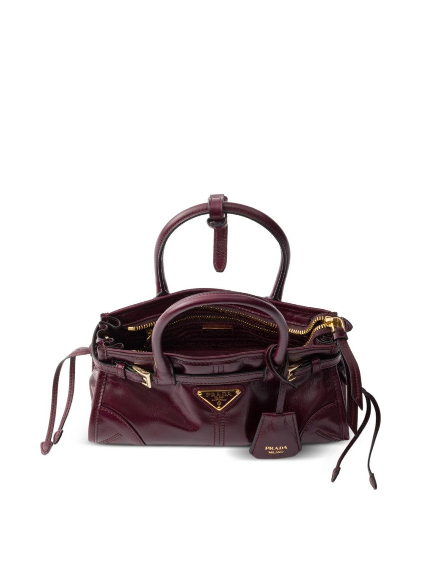Prada Smooth Leather Drawstring Bag