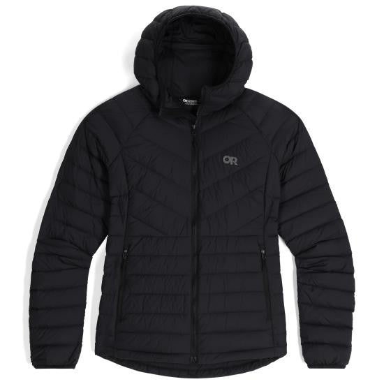 Outdoor Research Chevron-Stitched Padded Jacket With Hood And Zip Closure
