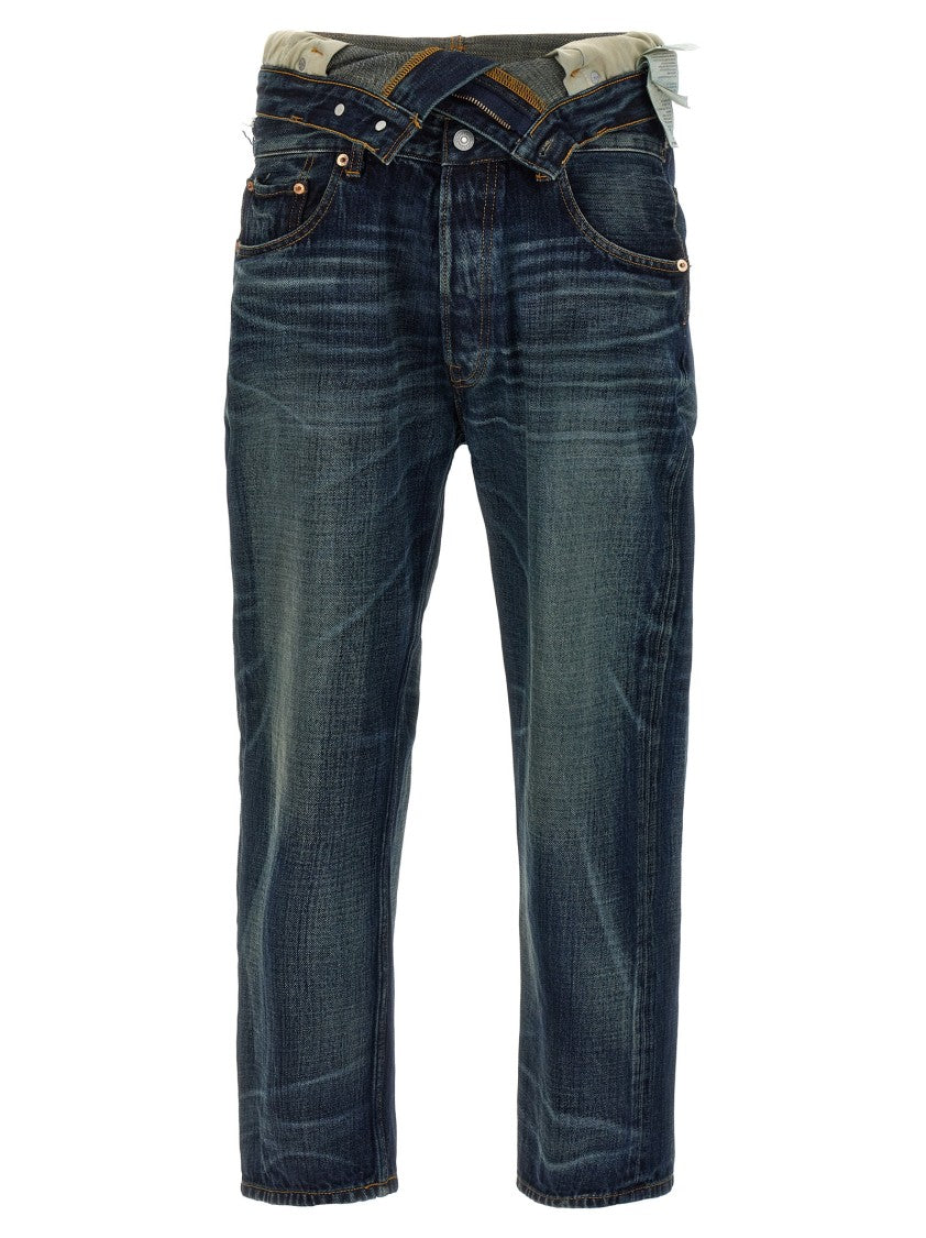 Junya Watanabe Stonewashed Denim Jeans