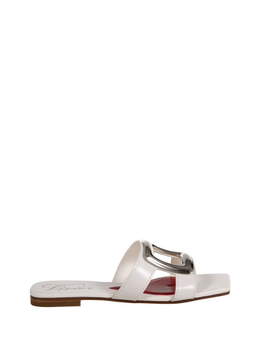 Roger Vivier New Metal Buckle Mule