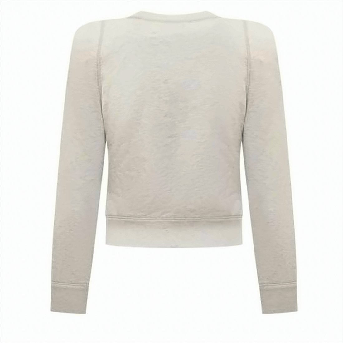 Isabel Marant Long-Sleeve Top With Ribbed Cuffs And Minimalist Emblem
