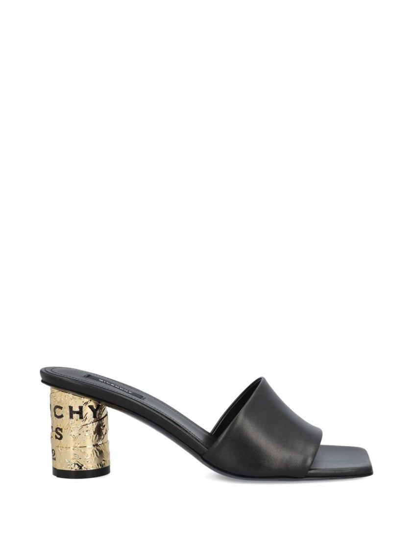 Givenchy Black Silk And Nylon Strappy Sandals