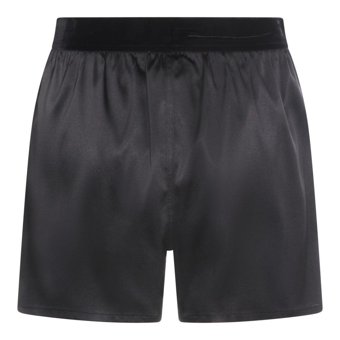 Tom Ford Black Relaxed-Fit Silk Shorts