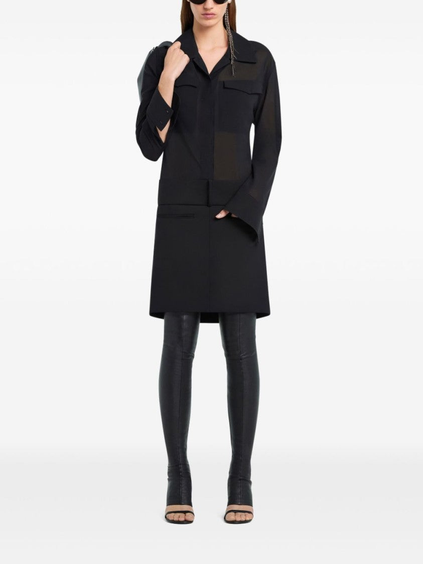 Courrèges Long-Sleeved Black Top