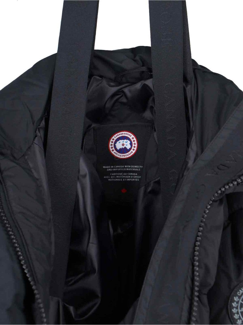 Canada Goose Black Junction Black Label Quilted Hooded Down Jacket