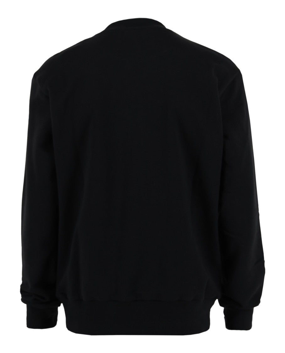 M Missoni Zigzag Patterned Crewneck Sweatshirt In Textured Fabric