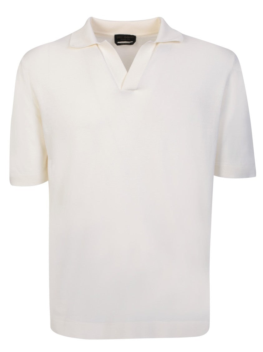 Dell'oglio Timeless White Polo Shirt
