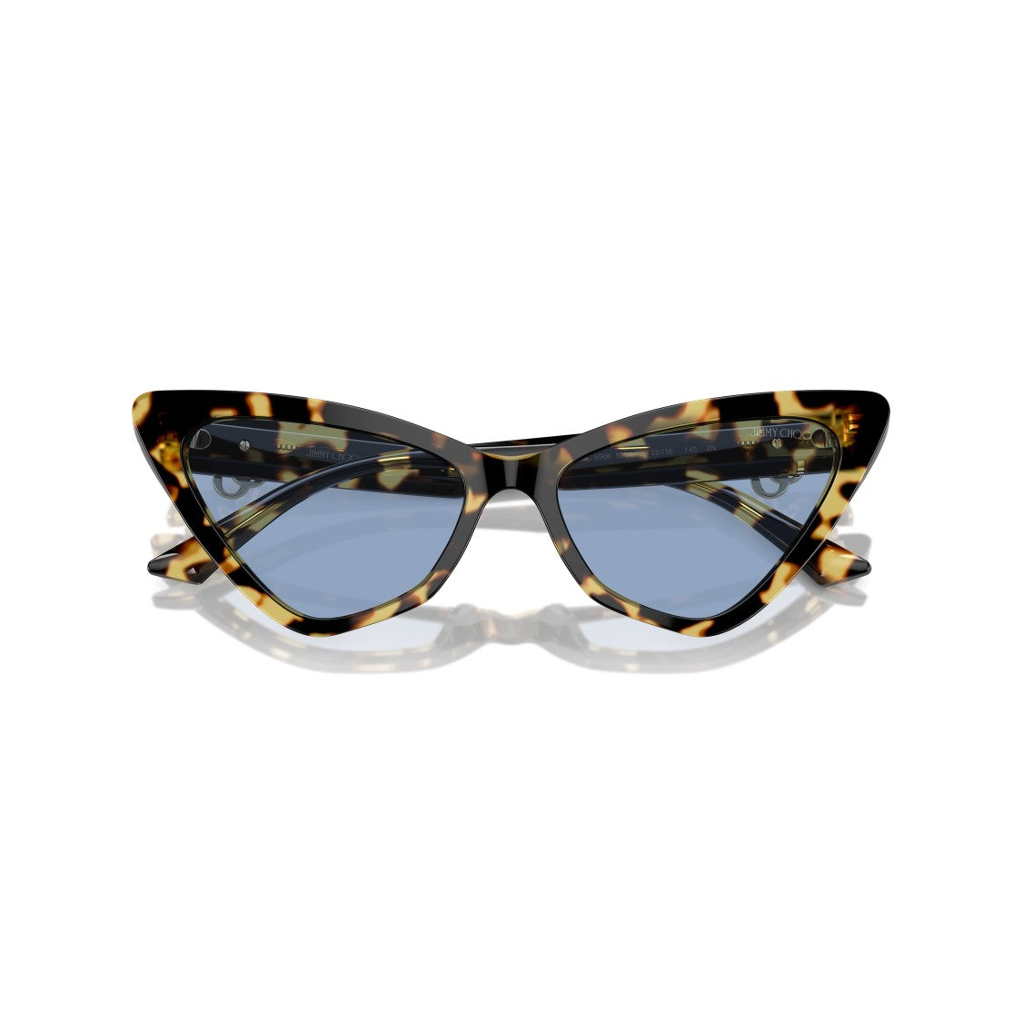Jimmy Choo 0Jc5008 Bold Tortoiseshell Cat-Eye Sunglasses