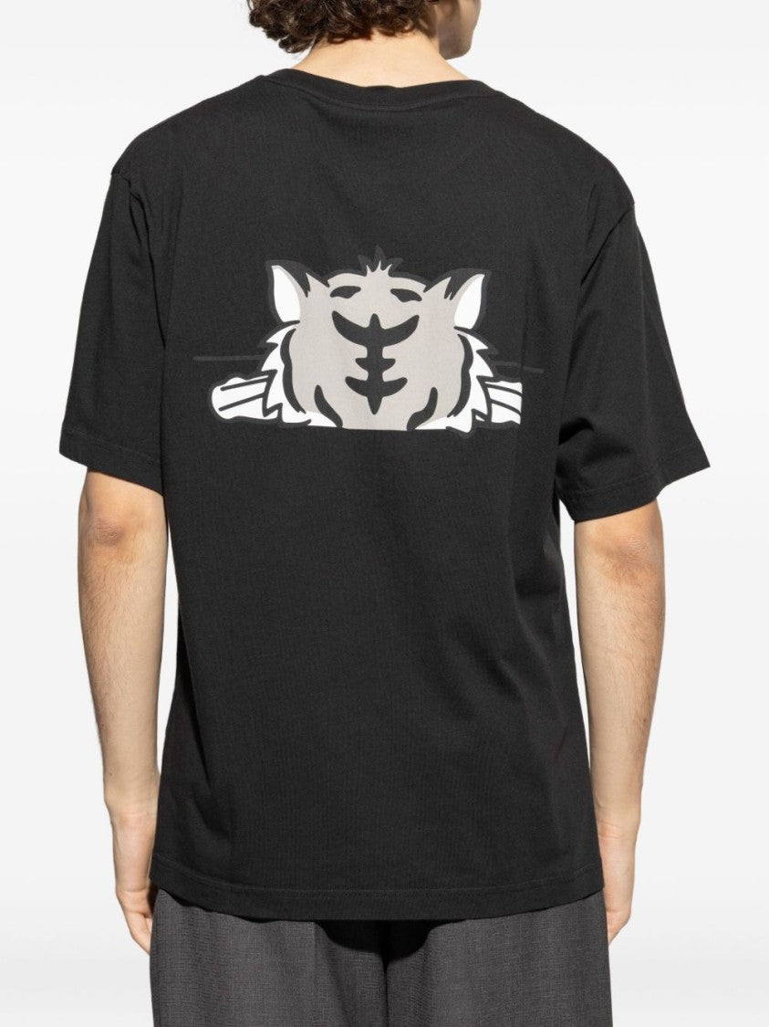 Kenzo Graphic Print Black T-Shirt