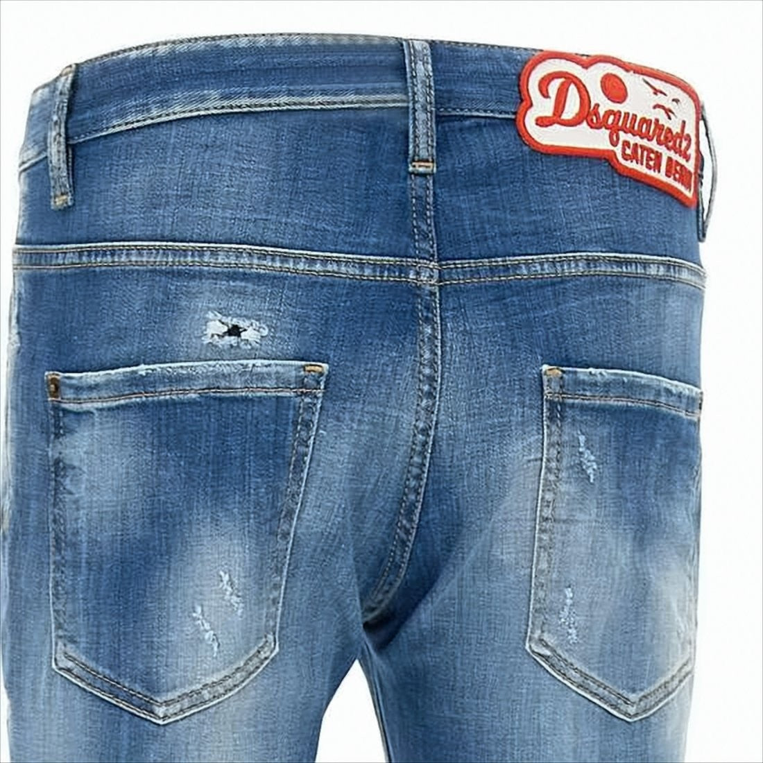 Dsquared2 Slim-Fit Distressed Denim Pants