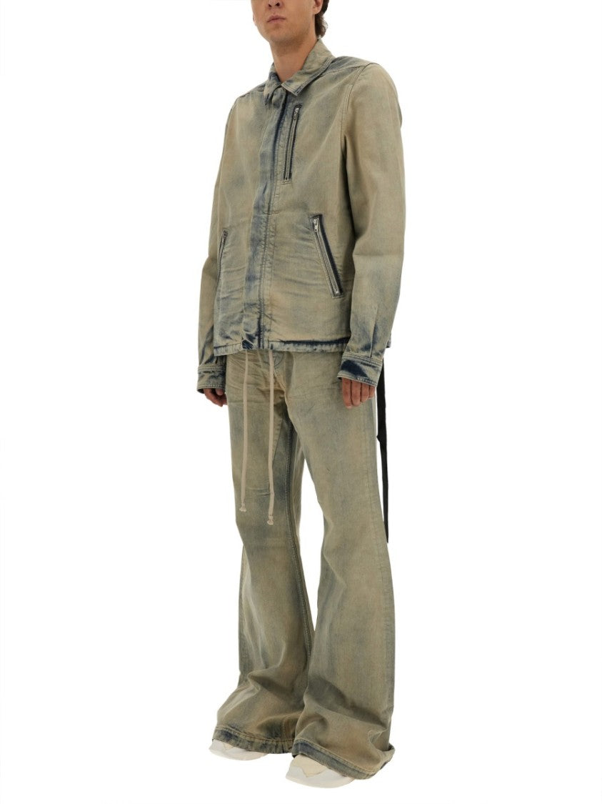 Drkshdw By Rick Owens Casual Jacket With Concealed Zipper