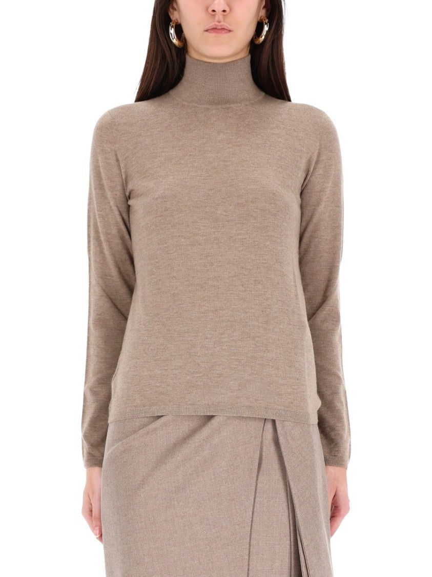 Max Mara Fitted Cashmere Turtleneck Sweater By Max Mara