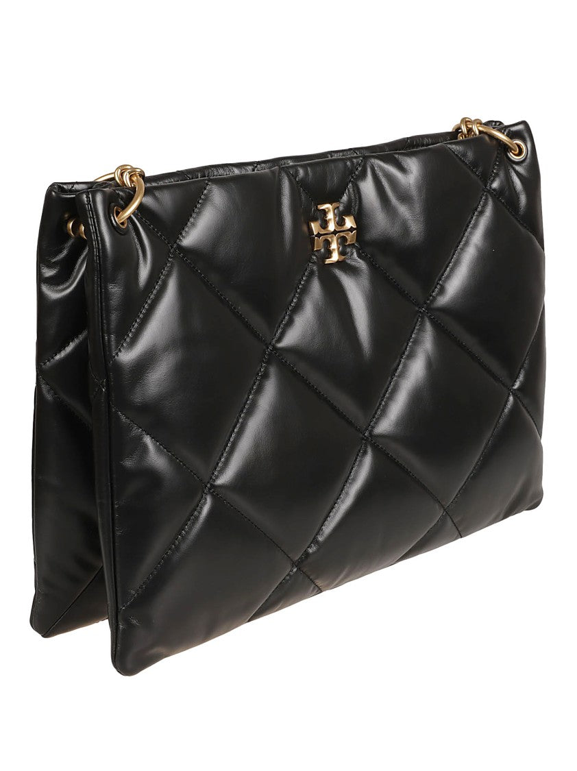 Tory Burch Quilted Black Leather Handbag
