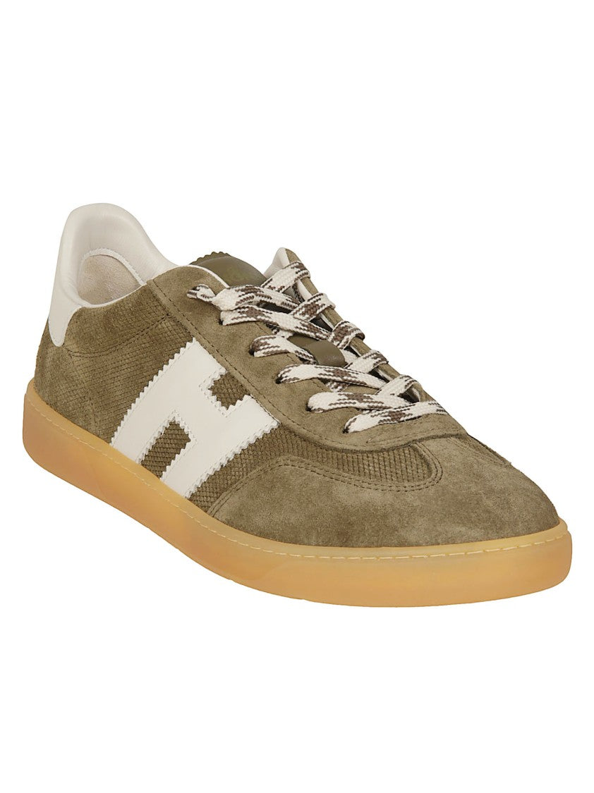 Hogan Brown Cool Calf Leather Sneakers