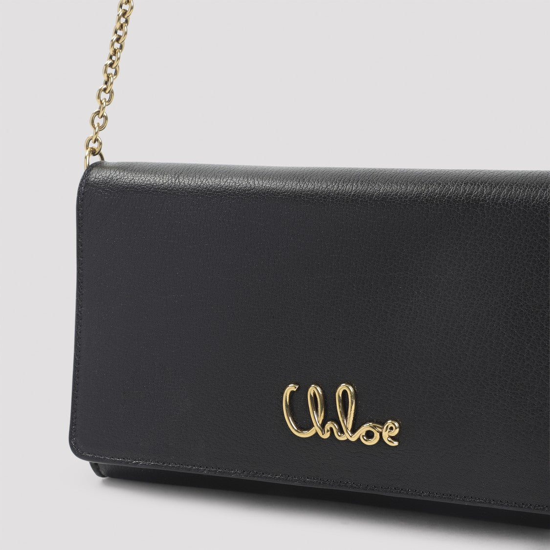 Chloé Black Buffalo Leather Iconic Shoulder Bag