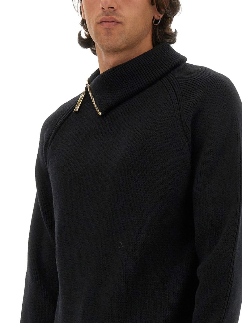 Moschino Black Wool Pullover