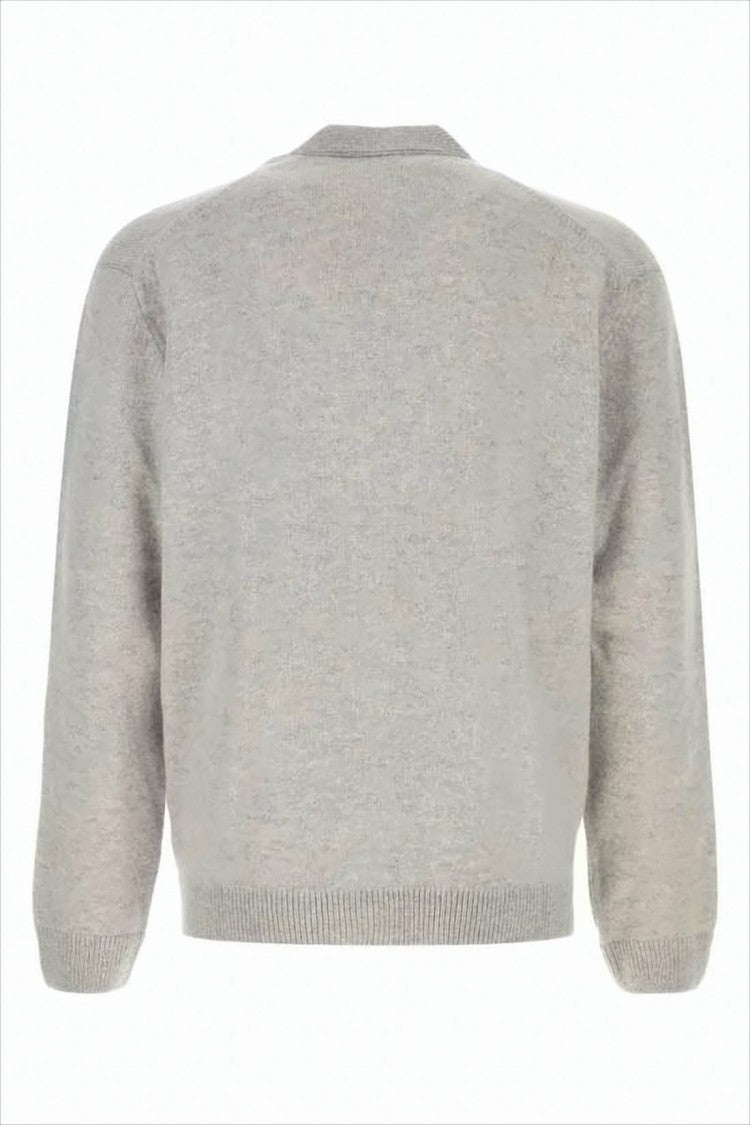 Maison Kitsuné Lambswool Cardigan With Relaxed Fit