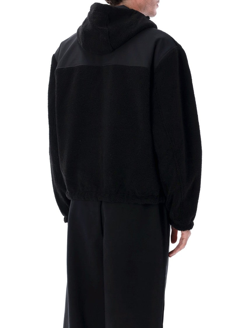 Arte Antwerp Reersible Nylon And Sherpa Technical Hooded Jacket