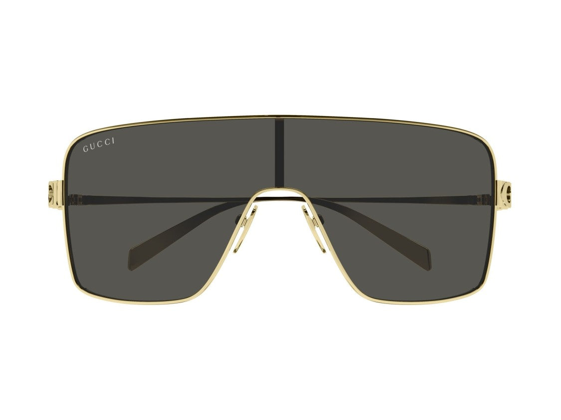 Gucci Gold Gg1936s Metal Oversized Square Sunglasses