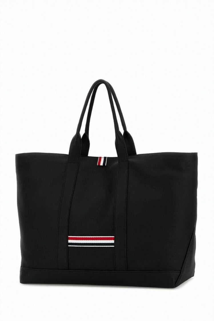 Thom Browne Structured Calf Leather Tote
