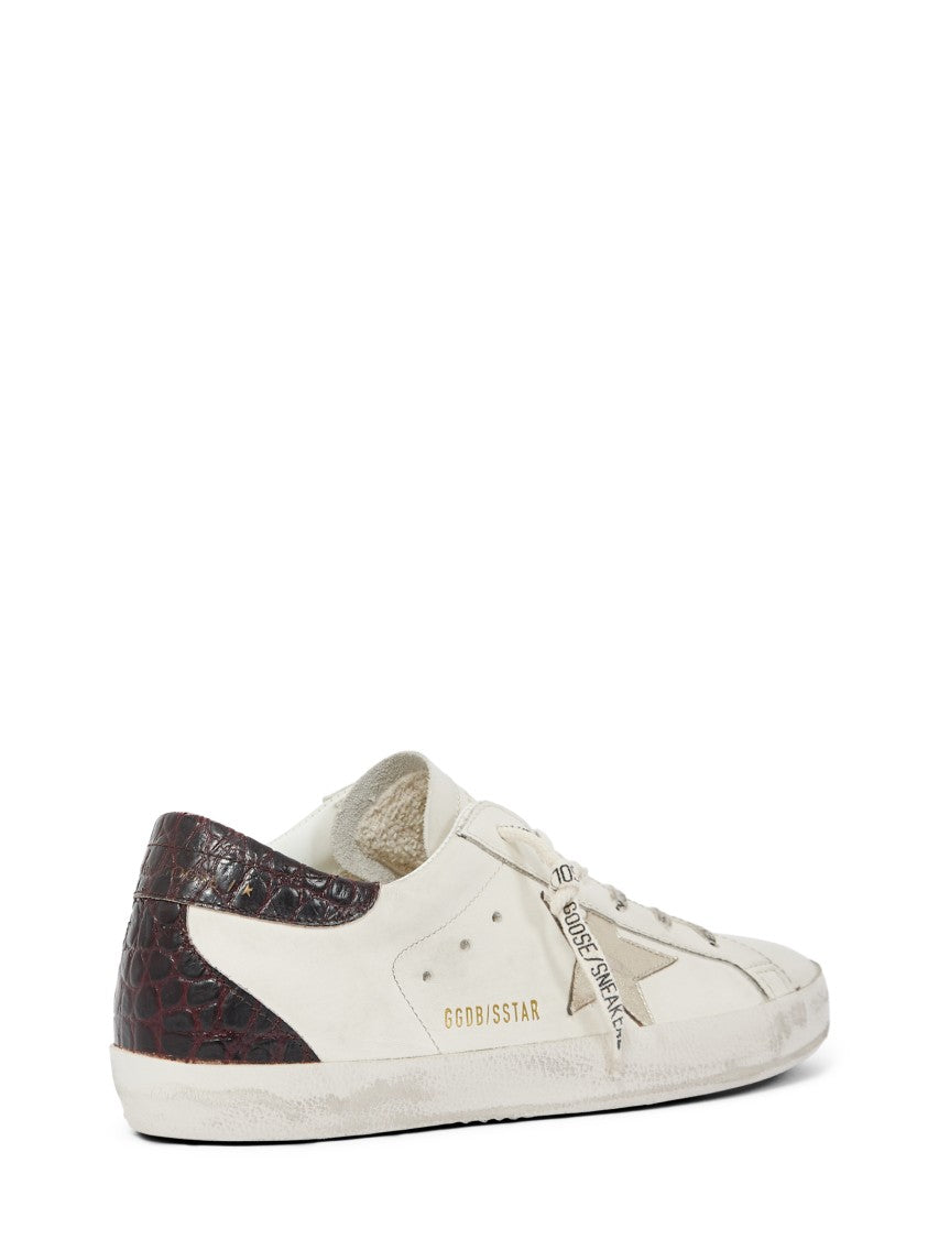 Golden Goose Laminated Star Cocco Print Sneakers