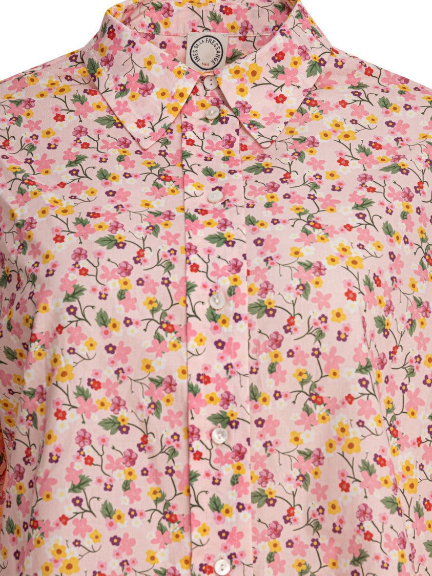 Ines De La Fressange Floral Pattern Long-Sleeve Shirt