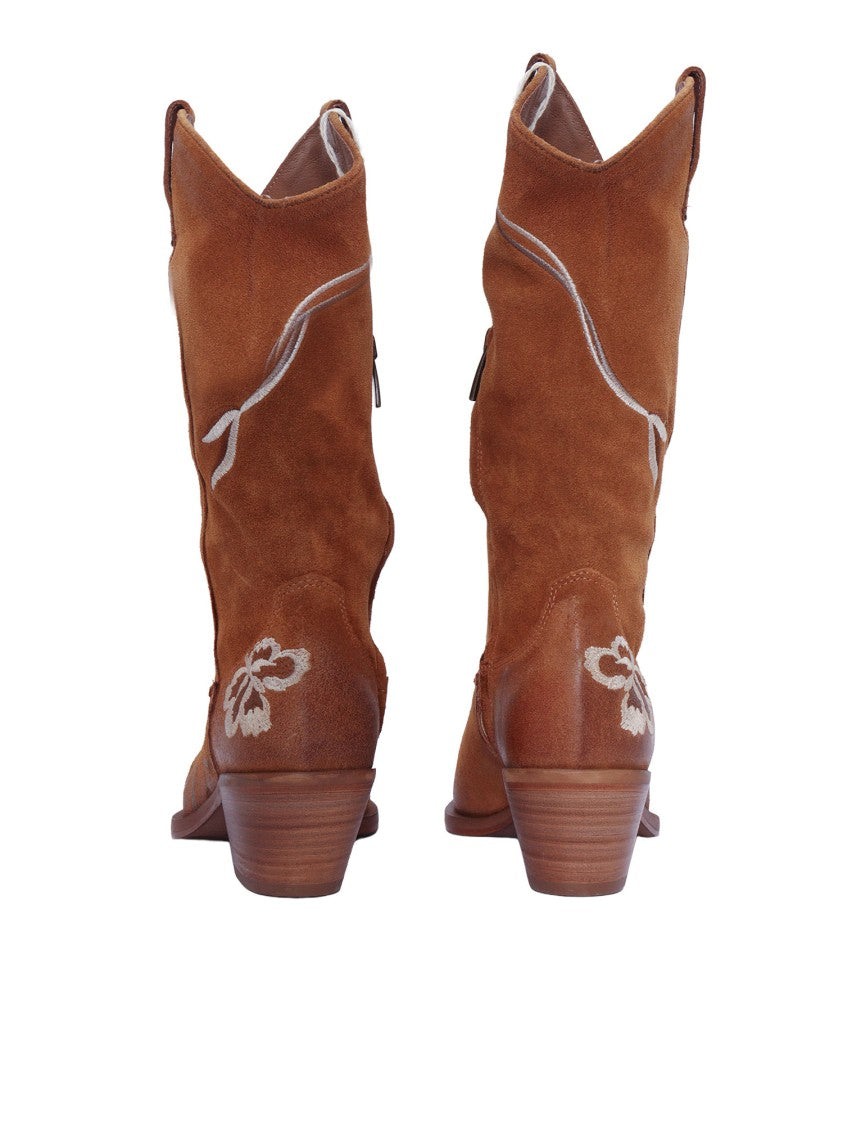 P.A.R.O.S.H. Spashoe Mid Calf Floral Boots