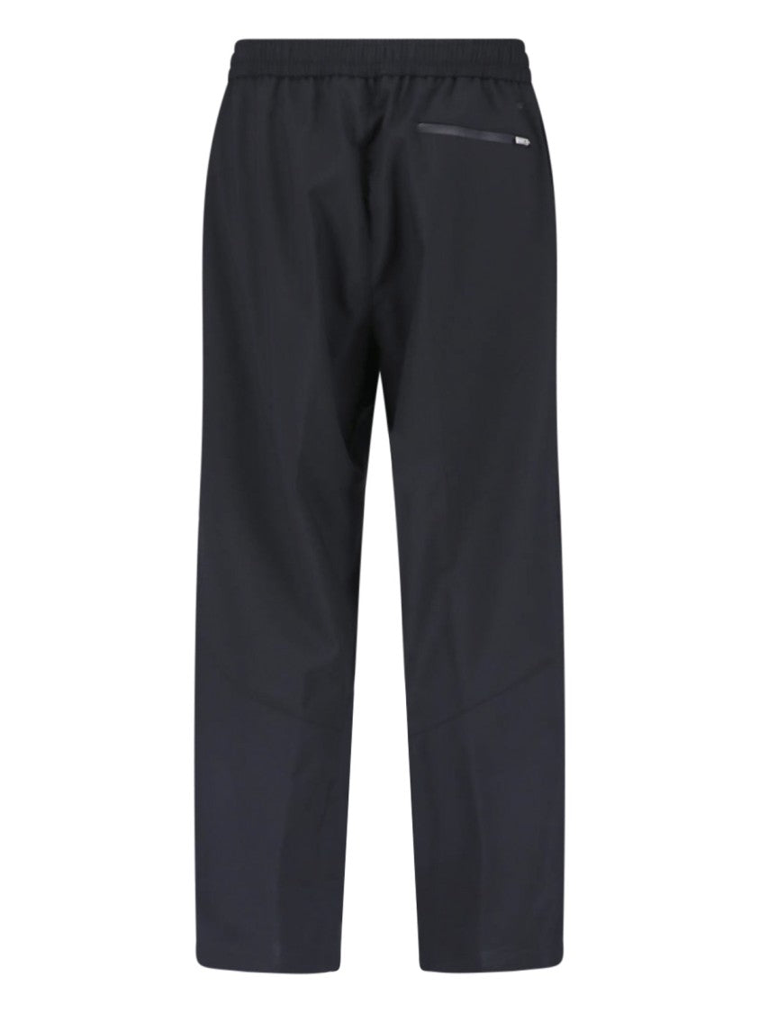 Laminar Black Straight-Leg Wool Blend Laminar Trousers