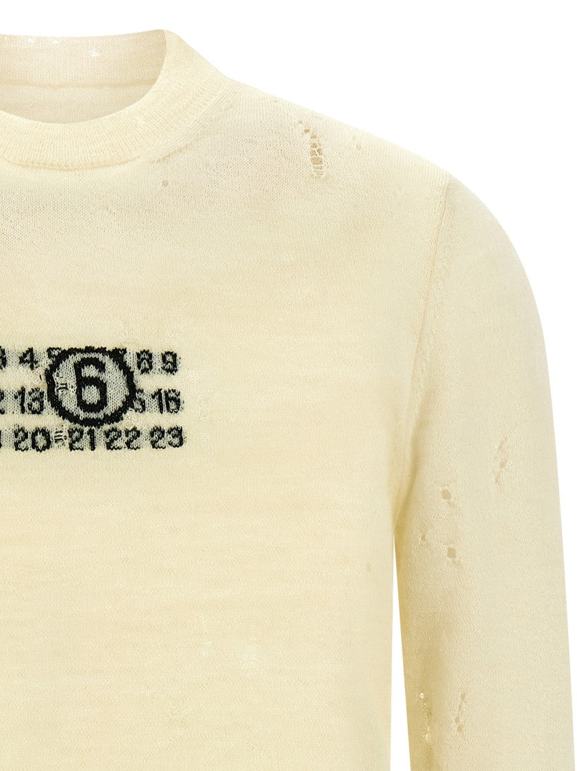 Mm6 By Maison Margiela Numeric Signature' Sweater