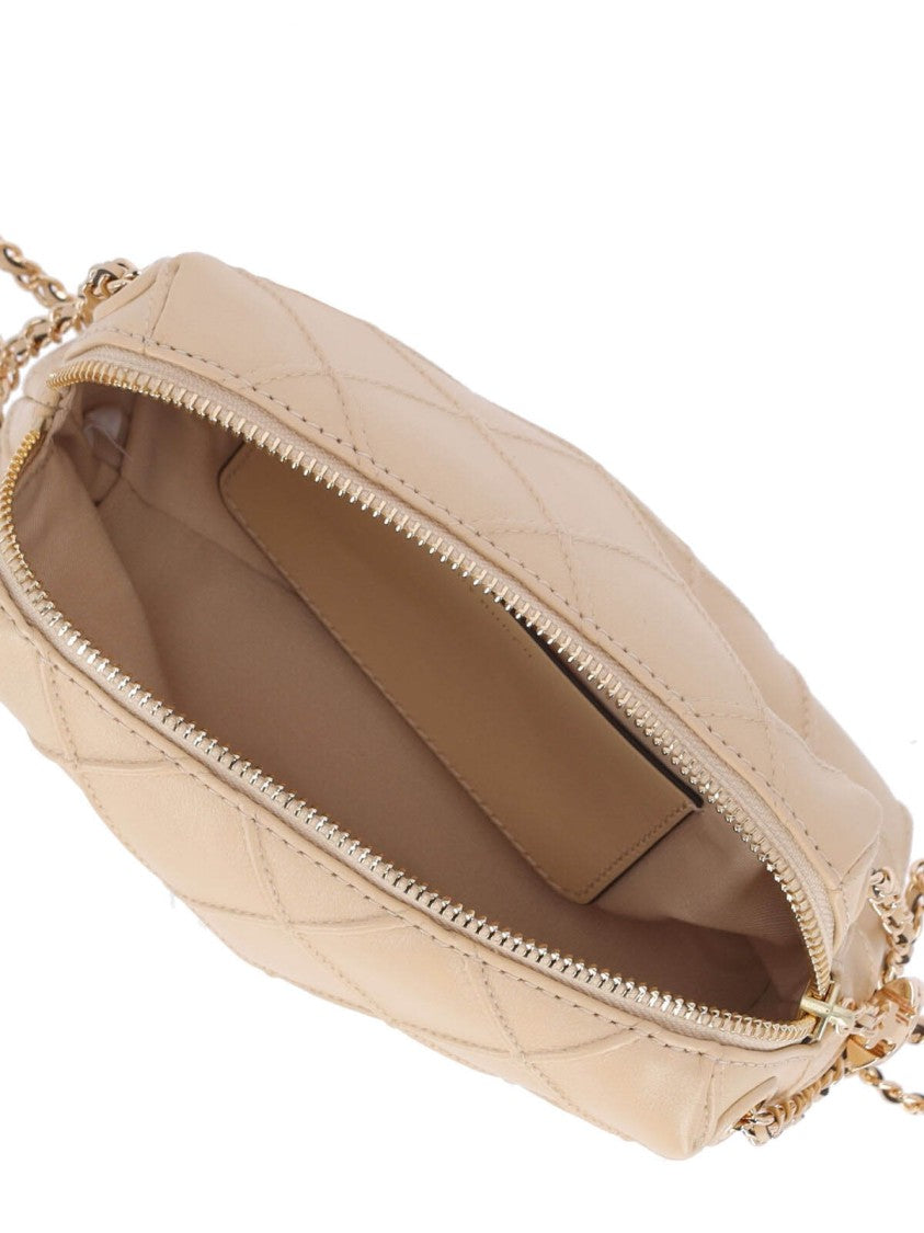 Tory Burch Mini Shoulder Bag "Fleming" – Ivory