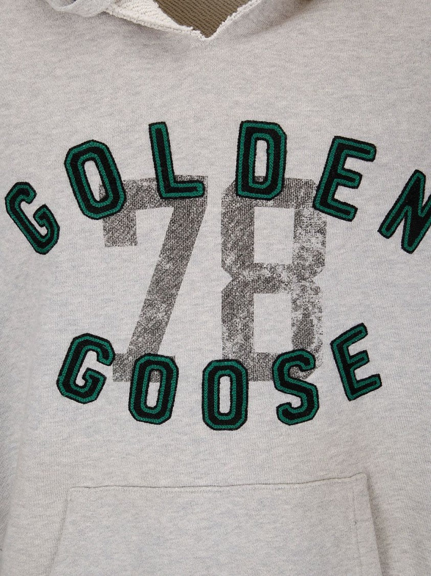 Golden Goose Vintage Print Cotton Sweatshirt