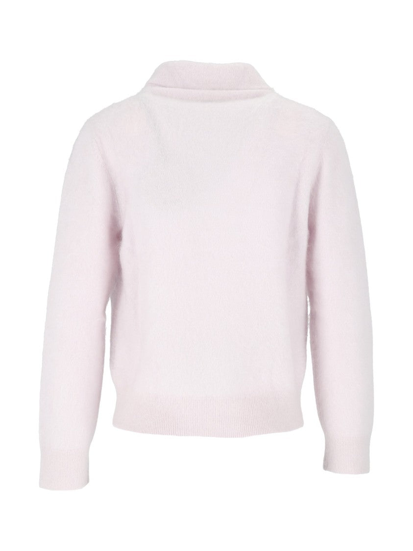 Kangra Cashmere Brushed Cashmere Shawl Collar Top