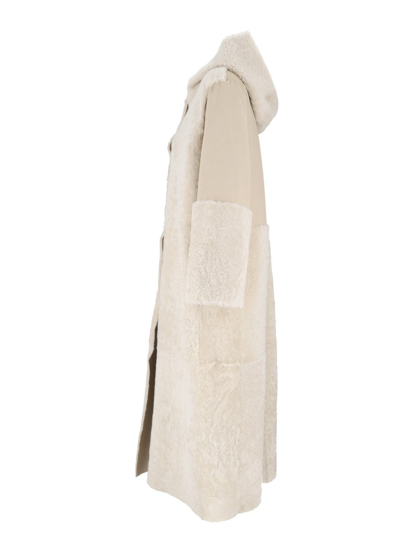 Antonelli Firenze Mid-Length Shearling Leather Coat