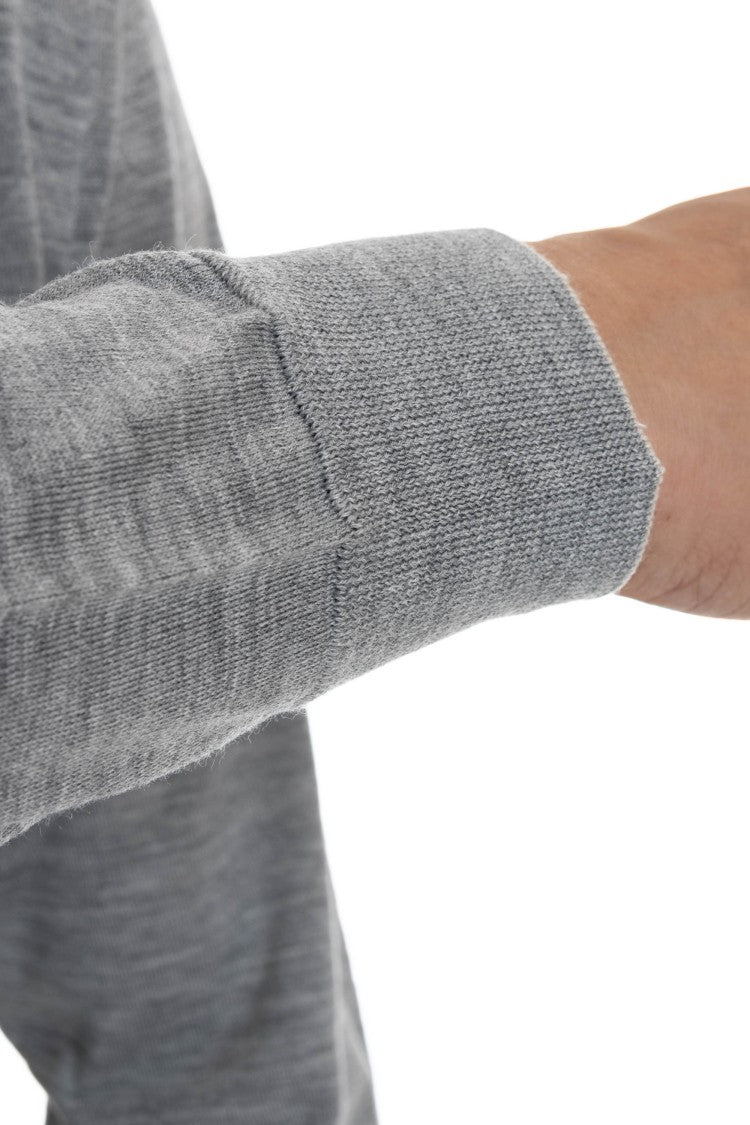 Eleventy Wool-Silk Full-Zip Sweater